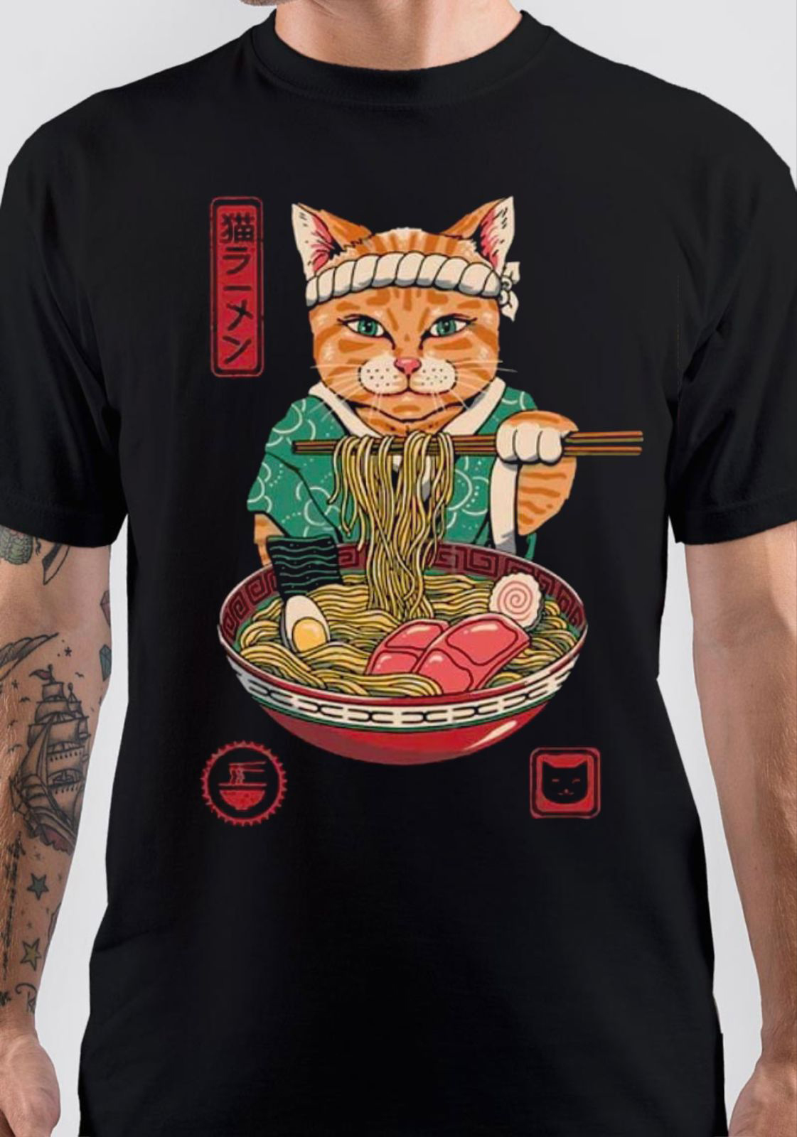 Anime Cat T-Shirt | Swag Shirts