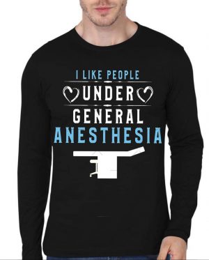 Anesthesia Full Sleeve T-Shirt