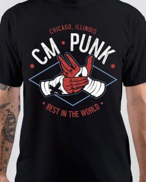 CM Punk Black T-Shirt