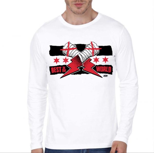 CM Punk Logo Full Sleeve T-Shirt