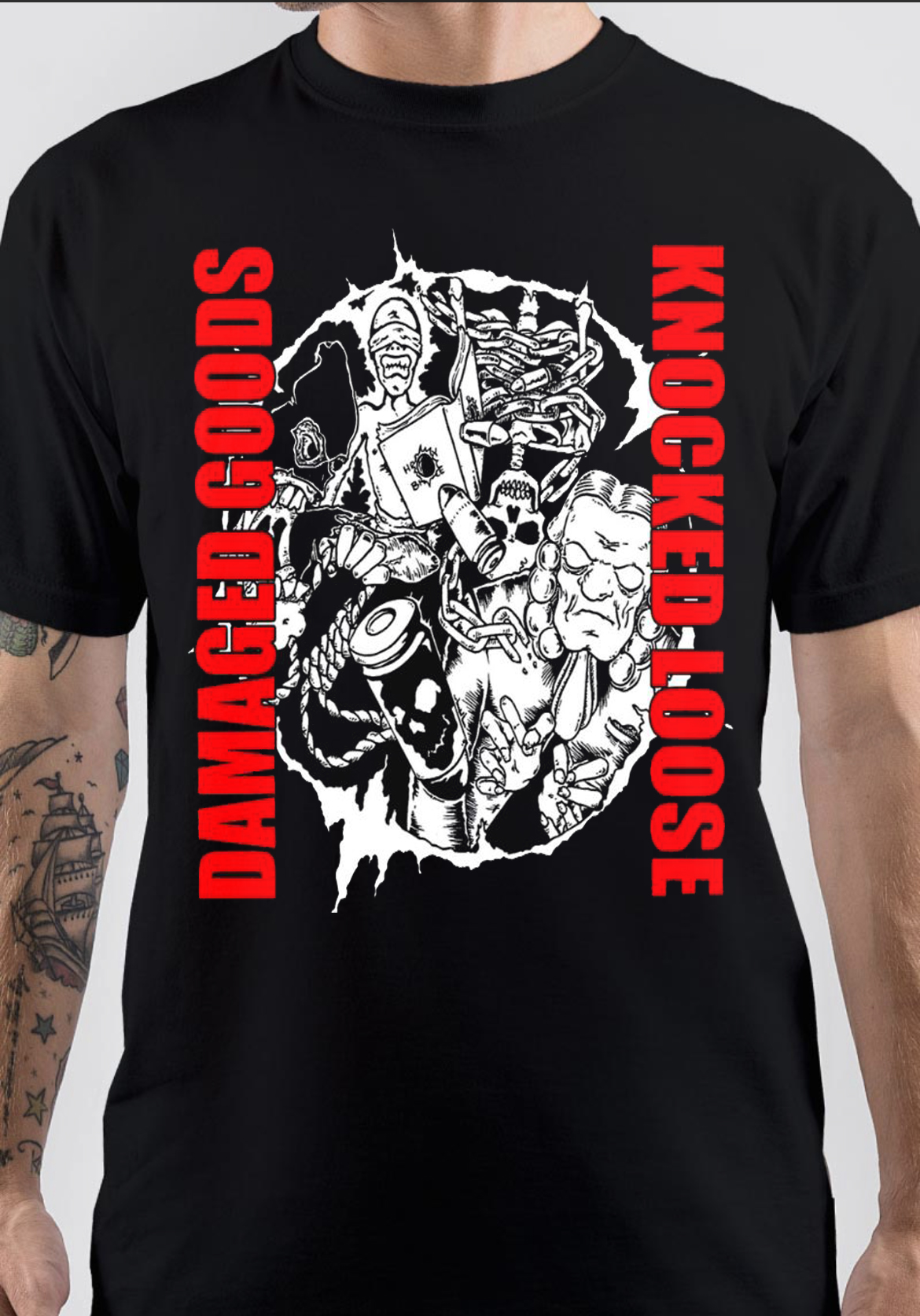 Knocked Loose- “Mistakes Like Fractures” - Black Shirt - No Tag