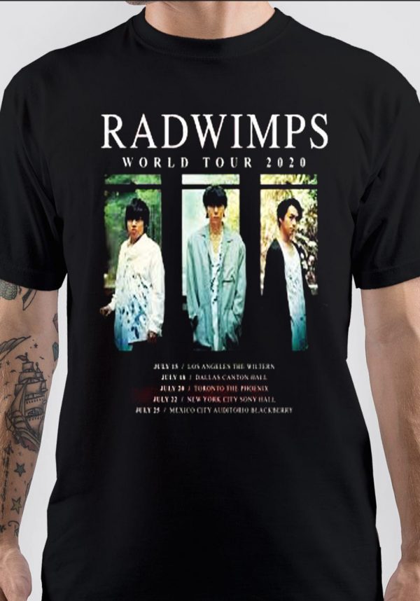 radwimps tour t shirt