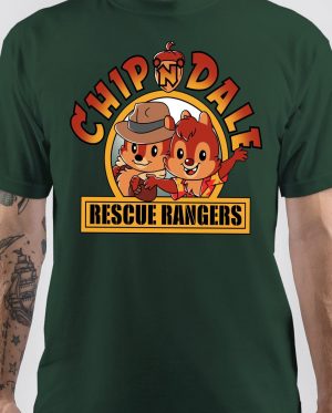 Chip 'n Dale Rescue Rangers Green T-Shirt