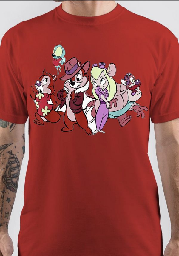 Chip 'n Dale Rescue Rangers Red T-Shirt