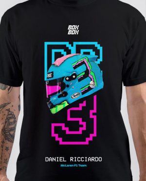 Daniel Ricciardo Black T-Shirt