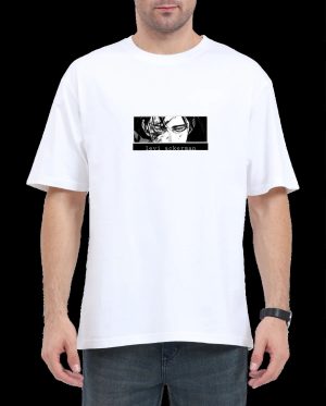 Levi Ackerman Oversized White T-Shirt
