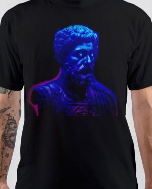 Marcus Aurelius Black T-Shirt