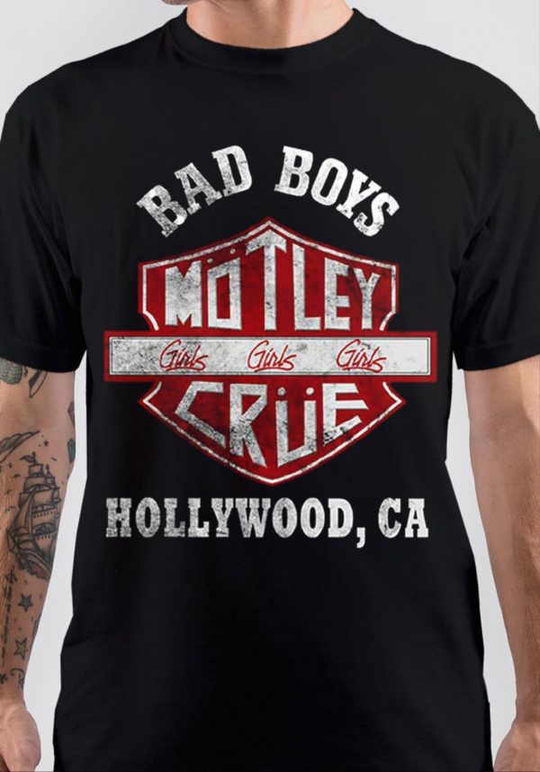 Motley Crue Bad Boys Hollywood T-Shirt
