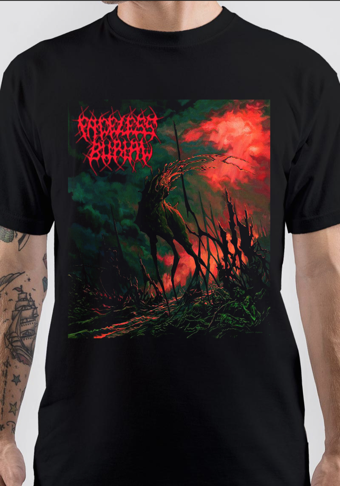 Faceless Burial T-Shirt And Merchandise