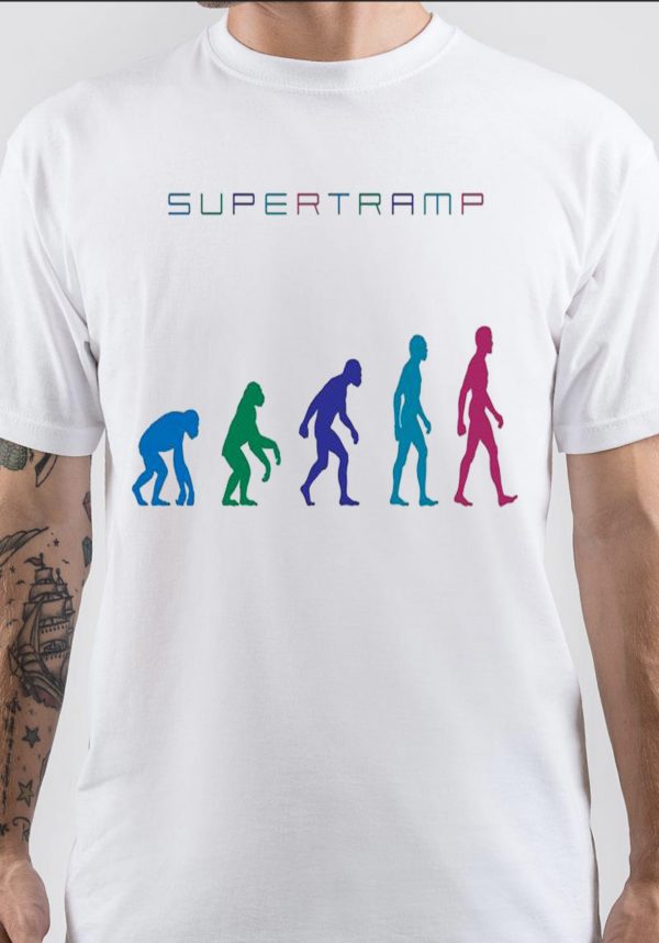 T-shirt Supertramp Crime Of The Century – Homme, Coton, Manches Courtes, Séchage Rapide, Sport