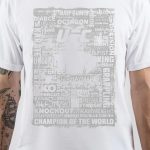 TERMINOLOGY ALL OVER PRINT WHITE T-SHIRT