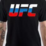 UFC RUSSIA COUNTRY LOGO T-SHIRT