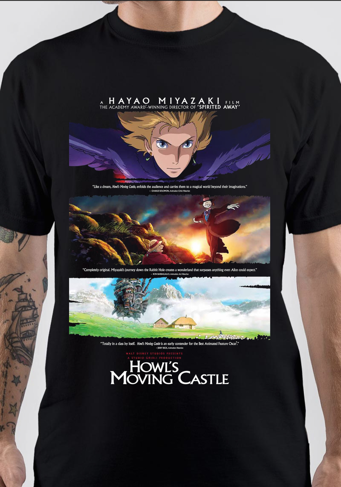 Howl's Moving Castle T-Shirt And Merchandise