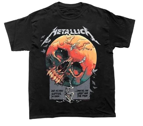 Metallica T Shirt Darkness Son Band Logo New Official Unisex Black