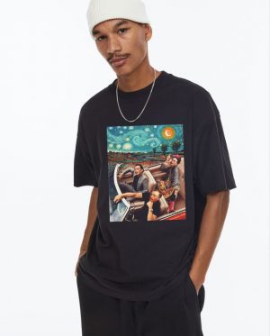 Salvador Dali And Vincent Van Gogh Oversized T-Shirt