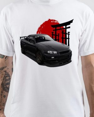 Nissan Skyline White T-Shirt