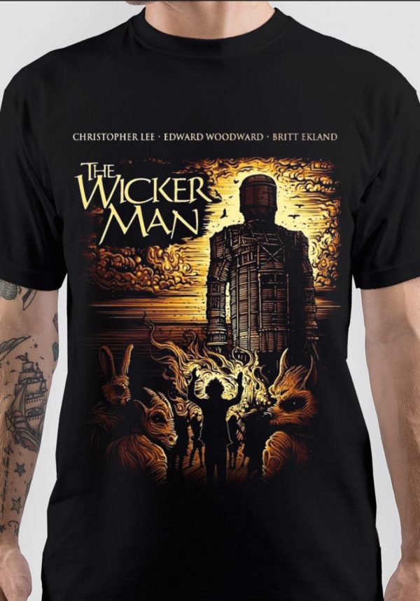 TIABSWMS01 Camiseta De Mimbre Para Hombre, Película De Terror De
