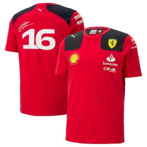 scuderia-ferrari-formula-1-2023-Charles-Leclrec-t-shirt