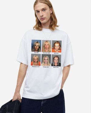 Lindsay Lohan Oversized T-Shirt