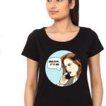Mulder Its Me Girls Black T-Shirt