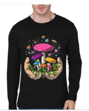 Psychedelic Magic Mushrooms Full Sleeve T-Shirt