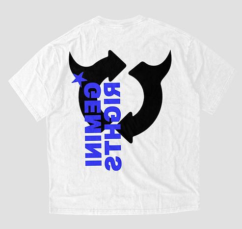Gemini Rights Oversized T-Shirt - Image 3