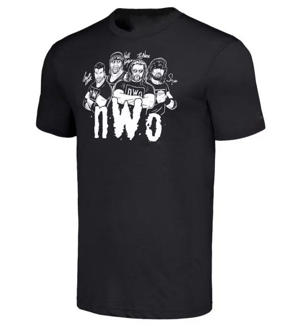 T-shirt WWE New World Order (nWo) - Taille S Noir - Occasion Très Bon état (taches Bas)