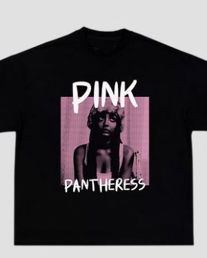 Pink Pantheress Oversized T-Shirt