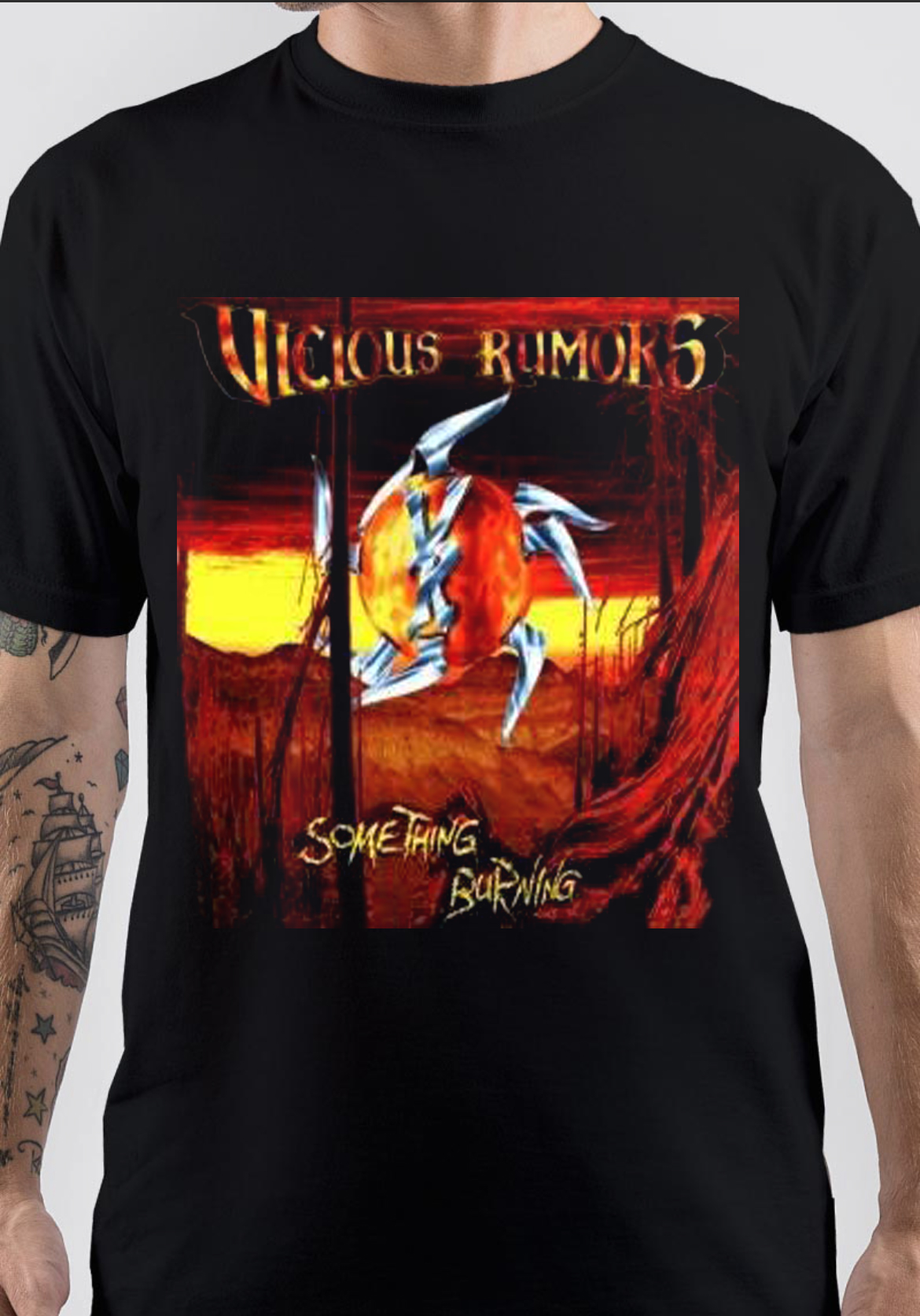 Amplified Rumours - T-Shirt Donna In 100% Cotone, Stile Vintage, Stampa Serigrafica, Taglia S