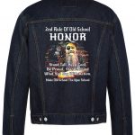 2nd Rule Of Old School Honor Biker Denim Jacket