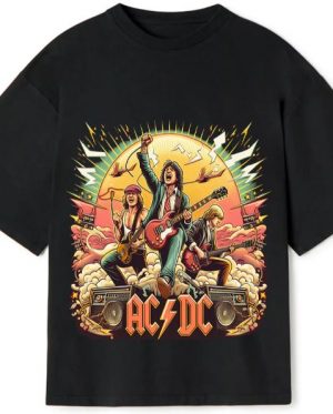 AC DC Oversized T-Shirt