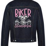 Biker Grandma Biker Denim Jacket1