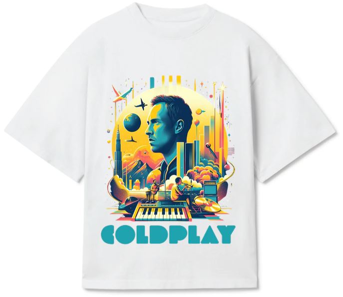 Coldplay Oversized T-Shirt - Image 3