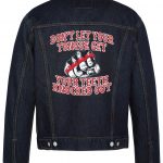 Don't Let Your Tongue Get Biker Denim Jacket