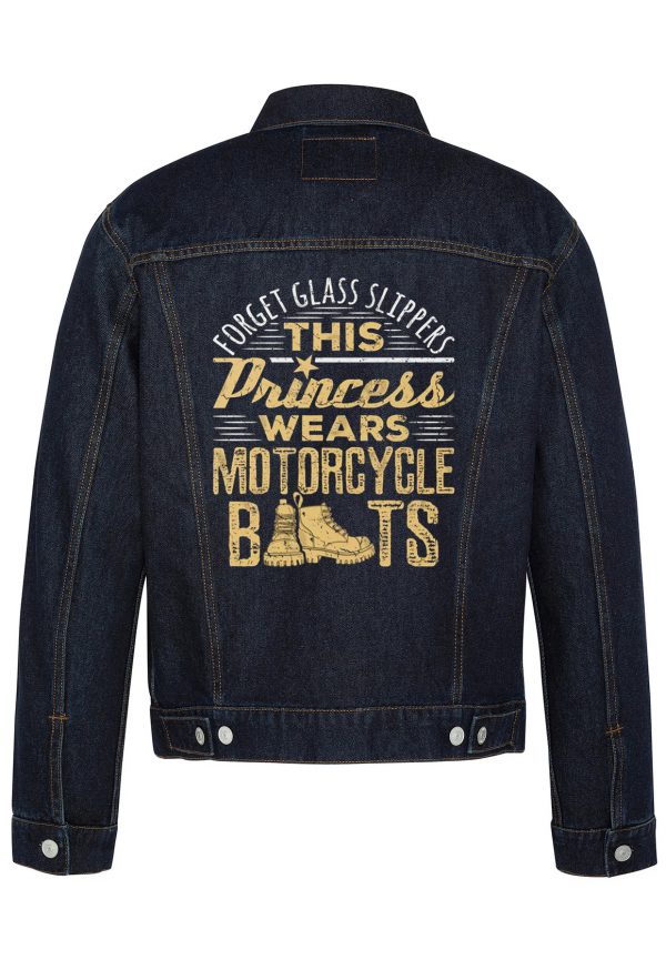 Forget Glass Slippers This Princess Wears Biker Denim Jacket
