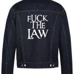 Fuck The Law Biker Denim Jacket