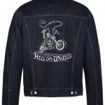 Hell On Wheels Biker Denim Jacket