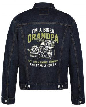 I Am Not Lld I Am Classic 1968 Biker Denim Jacket