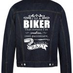 I'm A Biker That Means I'm Creative Biker Denim Jacket