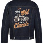 I'm Not Old I'm A Classic Biker Denim Jacket