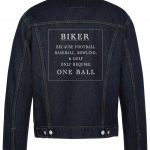 One Ball Biker Denim Jacket