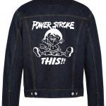 Power Stroke This Biker Denim Jacket