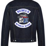 Rebels World Wide Biker Denim Jacket