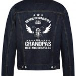 Some Grandpas Play Bingo Biker Denim Jacket