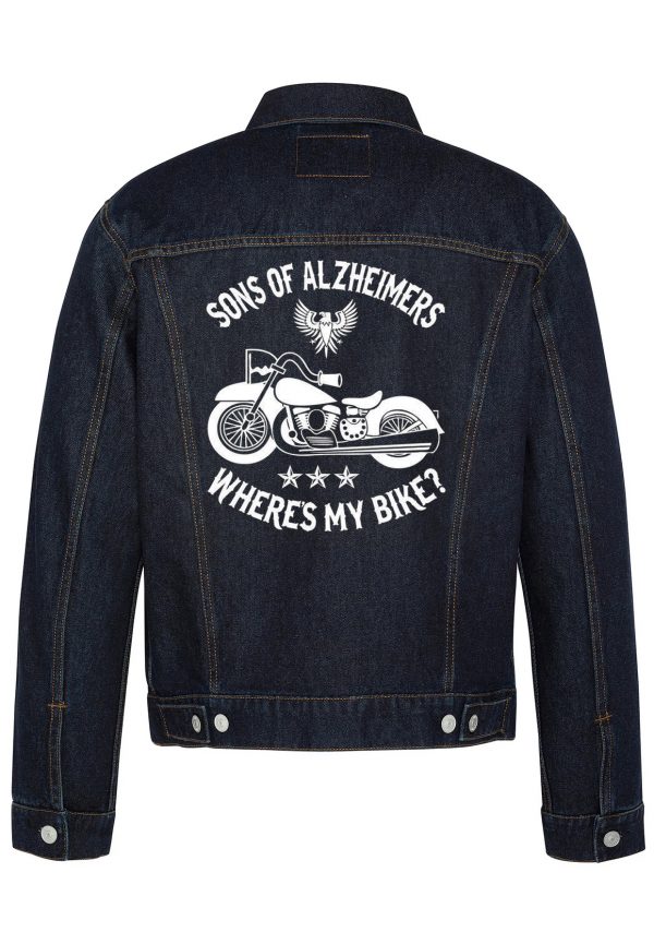 Sons Of Alzheimers Biker Denim Jacket