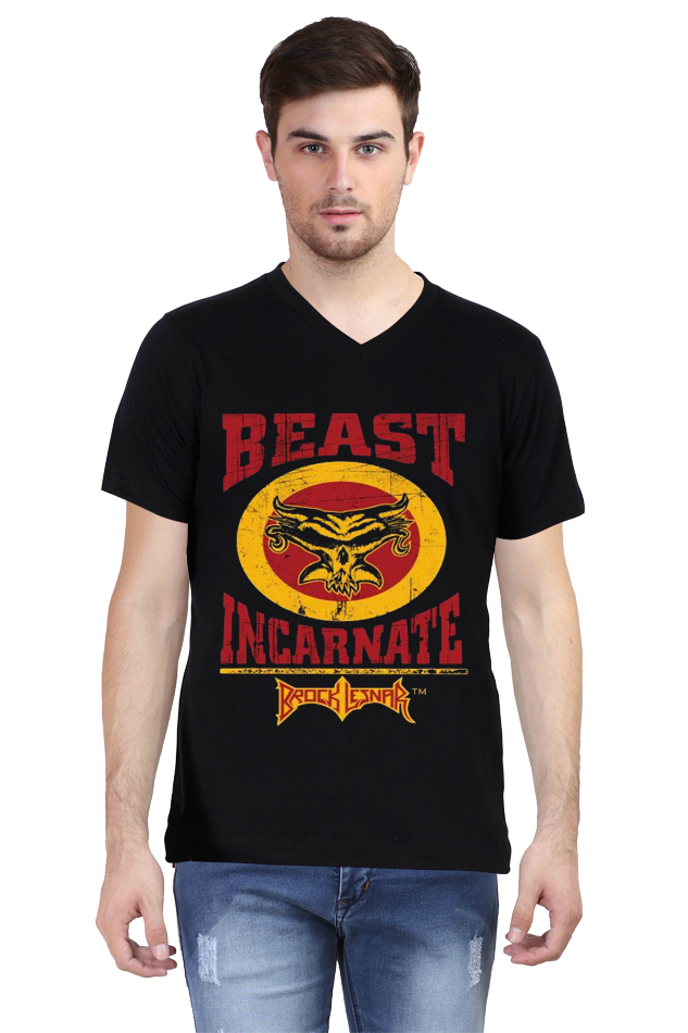 Brock Lesnar V Neck T-Shirt | Swag Shirts