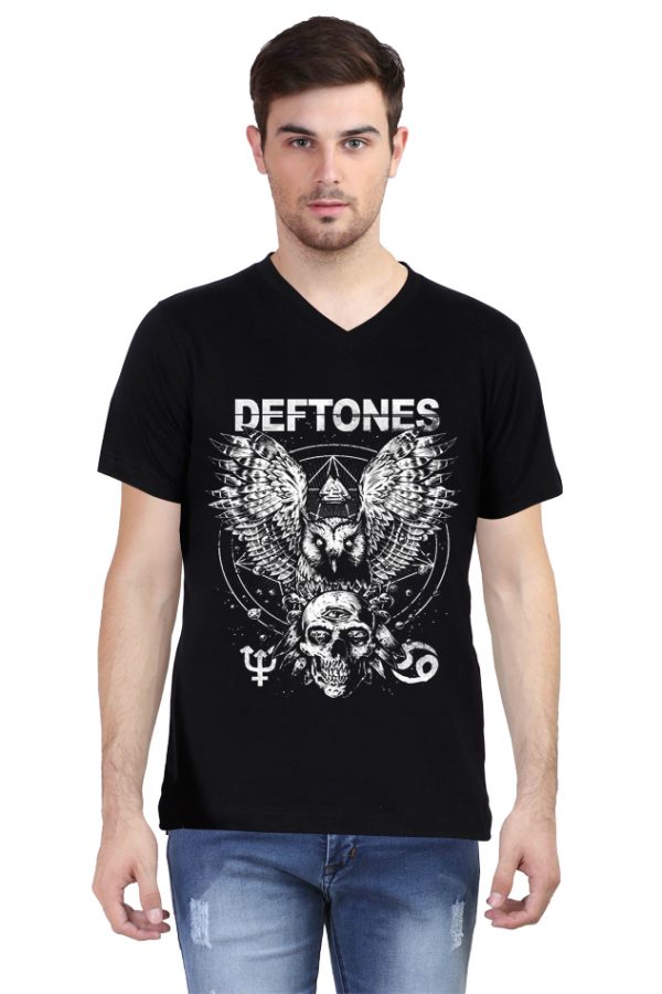 Deftones V-Neck T-Shirt