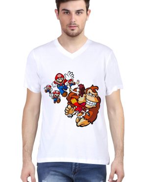 Donkey Kong V Neck T-Shirt