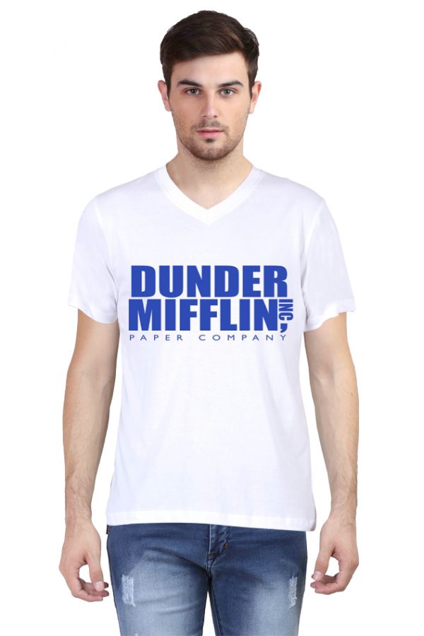 Dunder Mifflin V Neck T-Shirt