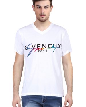 Givenchy Paris V Neck T-Shirt